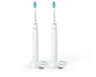 Zestaw dwóch szczoteczek sonicznych HX3675/13 Białych Philips