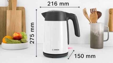 Czajnik 1,7l biały TWK7L461 Bosch