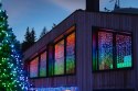 Inteligentna kurtyna Curtain 210 LED RGB+W 1,5/2,1m, przezroczysty przewód TWINKLY
