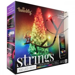 Inteligentne lampki choinkowe Strings 100 LED RGB 8 m łańcuch TWINKLY