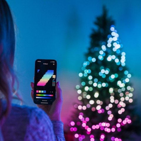 Inteligentne lampki choinkowe Strings 250 LED RGB+W, łańcuch 20m TWINKLY Inteligentne lampki choinkowe Strings 250 LED RGB+W, łańcuch 20m TWINKLY
