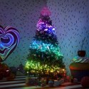 Inteligentne lampki choinkowe Strings 600 RGB LED, łańcuch, przezroczysty przewód, 48 m, IP44 TWINKLY