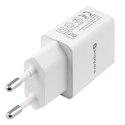 Ładowarka sieciowa 1xUSB SC100 1A Biała EverActive