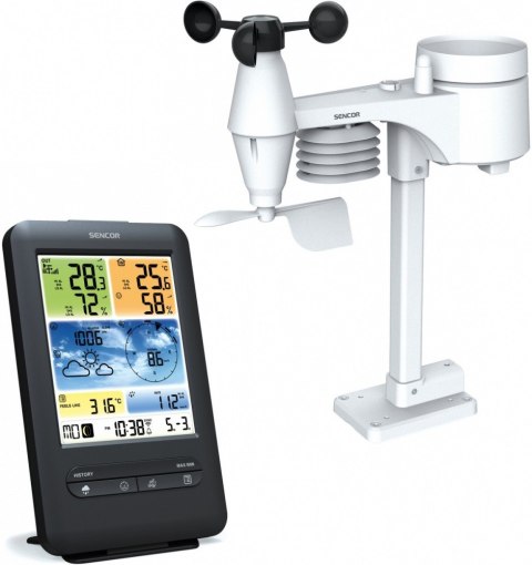 Pofesjonalna stacja pogody z Wifi SWS 9898 WiFI czujnik 5w1 Sencor Pofesjonalna stacja pogody z Wifi SWS 9898 WiFI czujnik 5w1 Sencor