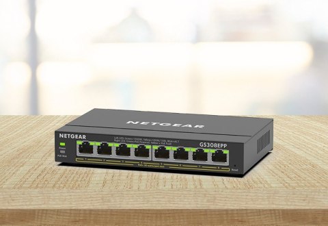 Przełącznik Switch GS308EPP 8xGE PoE+ Netgear