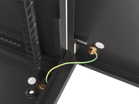 Szafa wisząca 19 6U 600x450 WF01-6406-00B czarna