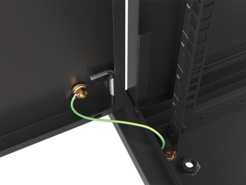 Szafa wisząca 19 6U 600x450 WF01-6406-00B czarna