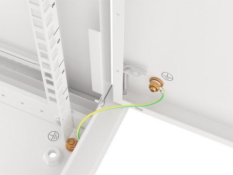 Szafa wisząca 19 cali 6U 600x600 szara WF01-6606-00S