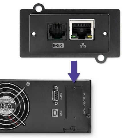 Zasilacz awaryjny UPS RACK | 1kVA | 800W | LCD Qoltec Zasilacz awaryjny UPS RACK | 1kVA | 800W | LCD Qoltec