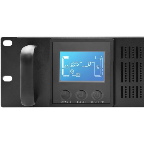 Zasilacz awaryjny UPS RACK | 1kVA | 800W | LCD Qoltec Zasilacz awaryjny UPS RACK | 1kVA | 800W | LCD Qoltec