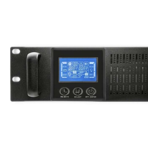 Zasilacz awaryjny UPS RACK | 3kVA | 2400W | LCD Qoltec Zasilacz awaryjny UPS RACK | 3kVA | 2400W | LCD Qoltec