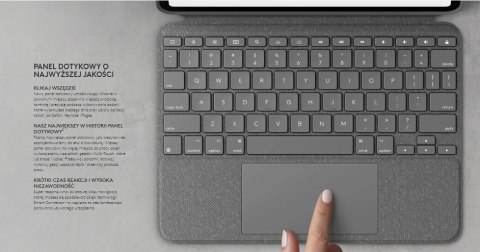 Combo Touch US iPad Pro 12,9'' 5th Gen Grey Logitech Combo Touch US iPad Pro 12,9'' 5th Gen Grey Logitech
