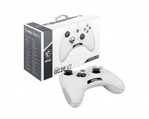 Gamepad Force GC20 V2 biały MSI