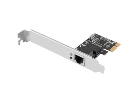 Karta sieciowa PCI-E 1X RJ45 1GB RTL8111C śledź low profile Lanberg