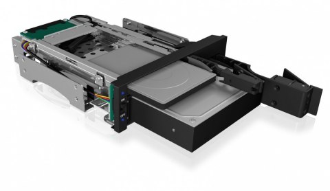 Kieszeń na dysk IB-173SSK 1x2,5+1x3,5 na 1x5,25 IcyBox Kieszeń na dysk IB-173SSK 1x2,5+1x3,5 na 1x5,25 IcyBox