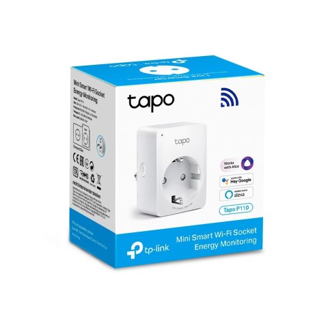 Mini Smart Socket WiFi Tapo P110 z kontrolą zużycia energii TP-LINK Mini Smart Socket WiFi Tapo P110 z kontrolą zużycia energii TP-LINK