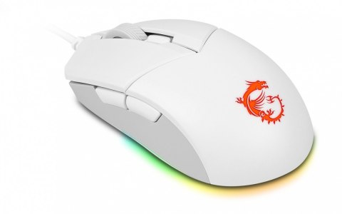 Myszka przewodowa Clutch GM11 biała MSI