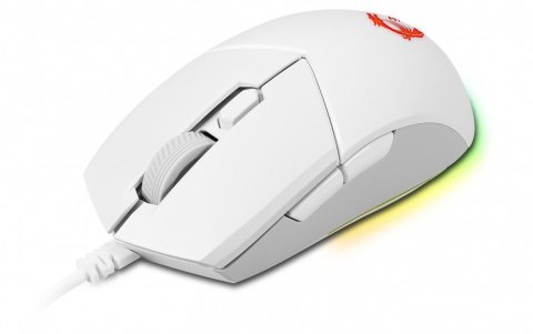 Myszka przewodowa Clutch GM11 biała MSI