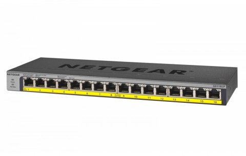Przełącznik GS116LP Switch niezarządzalny 16xGE PoE+ Netgear Przełącznik GS116LP Switch niezarządzalny 16xGE PoE+ Netgear