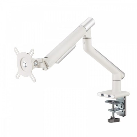 Uchwyt biurkowy gazowy do 1 monitora LED/LCD 17-32" L-19GD 2-9kg 2xUSB 3.0 Premium Aluminiowy ART Uchwyt biurkowy gazowy do 1 monitora LED/LCD 17-32" L-19GD 2-9kg 2xUSB 3.0 Premium Aluminiowy ART