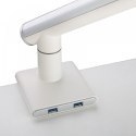 Uchwyt biurkowy gazowy do 1 monitora LED/LCD 17-32" L-19GD 2-9kg 2xUSB 3.0 Premium Aluminiowy ART