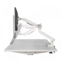 Uchwyt biurkowy gazowy do 1 monitora LED/LCD 17-32" L-19GD 2-9kg 2xUSB 3.0 Premium Aluminiowy ART