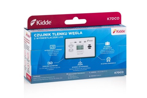 Czujnik czadu KIDDE K7CO KIDDE Czujnik czadu KIDDE K7CO KIDDE