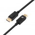 Kabel DisplayPort 1.8 m M/M v 1.4, Czarny TB