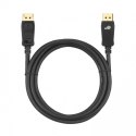 Kabel DisplayPort 1.8 m M/M v 1.4, Czarny TB