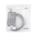 Kabel DisplayPort 4K/60 Hz,DP do HDMI aluminiowy 2m LogiLink