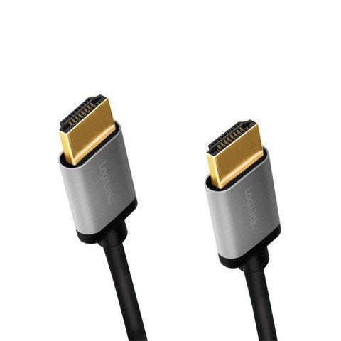 Kabel HDMI 4K/60Hz aluminium 5m Czarny LogiLink