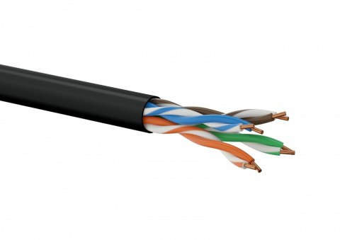 Kabel teleinformatyczny U/UTP kat.5E Zewnętrzny Suchy 100% Miedź 305m - 10 lat gwarancji Q-LANTEC Kabel teleinformatyczny U/UTP kat.5E Zewnętrzny Suchy 100% Miedź 305m - 10 lat gwarancji Q-LANTEC