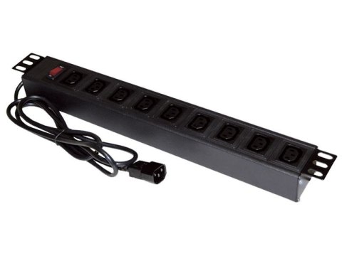 Listwa zasilająca 19" 9xC13 wtyk C14 ALANTEC