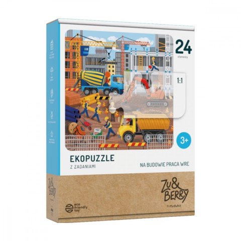 Puzzle 24 elementy Na Budowie praca wre Muduko Puzzle 24 elementy Na Budowie praca wre Muduko