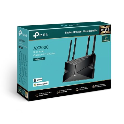 Router Archer AX53 AX3000 4LAN 1WAN TP-LINK Router Archer AX53 AX3000 4LAN 1WAN TP-LINK