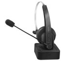 Słuchawka Bluetooth z mikrofonem, stacja ładowania LogiLink