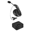 Słuchawka Bluetooth z mikrofonem, stacja ładowania LogiLink