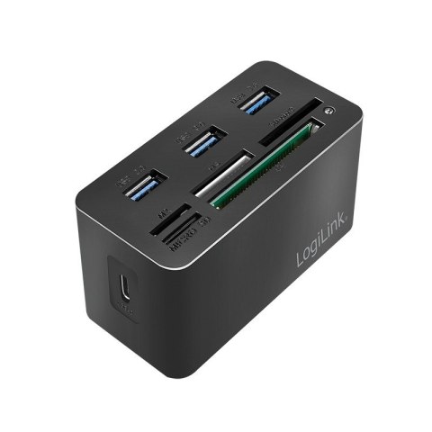 Stacja dokująca USB3.2 8-portów, mini Czarna LogiLink Stacja dokująca USB3.2 8-portów, mini Czarna LogiLink