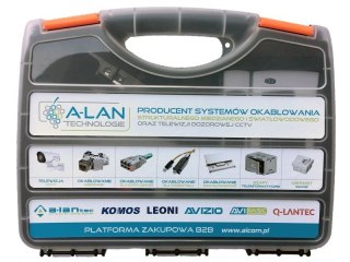Zestaw narzędzi instalatorskich w walizce ALANTEC