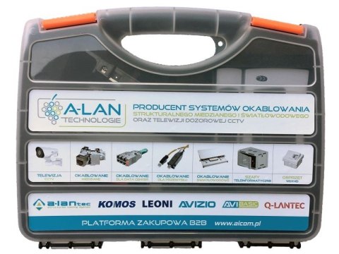 Zestaw narzędzi instalatorskich w walizce ALANTEC