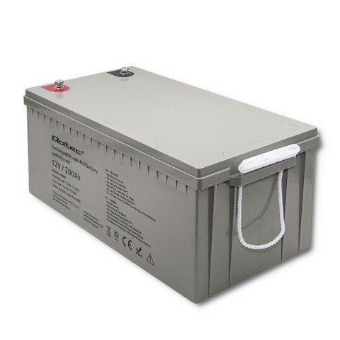 Akumulator AGM | 12V | 200Ah | max. 3000A Qoltec Akumulator AGM | 12V | 200Ah | max. 3000A Qoltec