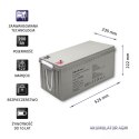 Akumulator AGM | 12V | 200Ah | max. 3000A Qoltec
