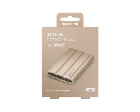 Dysk SSD T7 Shield 2TB USB 3.2, beżowy Samsung