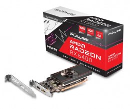 Karta graficzna Radeon RX 6400 PULSE GAMING 4GB GDDR6 64bit DP/HDMI Sapphire Technology