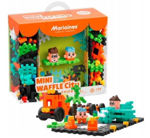 Klocki Waffle mini - Pokaz lotniczy 148 elementów Marioinex Klocki Waffle mini - Pokaz lotniczy 148 elementów Marioinex
