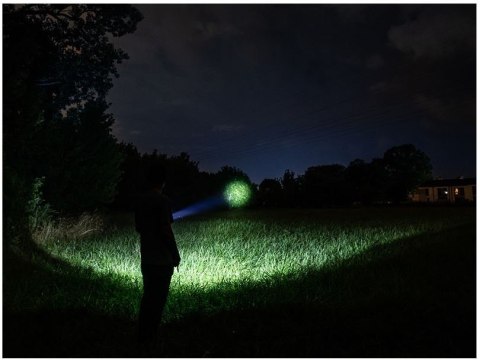 Latarka szperacz 1200mAh z lampką Tracer