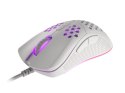 Mysz Krypton 555 8000DPI podświetlenie RGB Biała Genesis