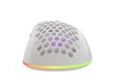 Mysz Krypton 555 8000DPI podświetlenie RGB Biała Genesis