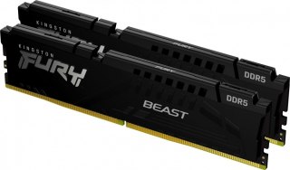 Pamięć DDR5 Fury Beast 64GB(2*32GB)/5600 CL40 czarna Kingston
