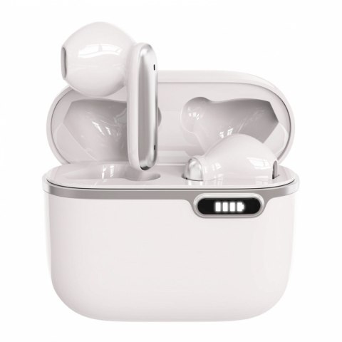 Słuchawki Bluetooth z HQ mikrofonem TWS (USB-C) Białe ART Słuchawki Bluetooth z HQ mikrofonem TWS (USB-C) Białe ART